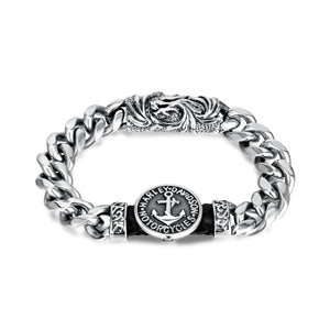 Men's Fashion Lucky Anchor Bracelet-Mens Bracelet-SunnyHouse Jewelry