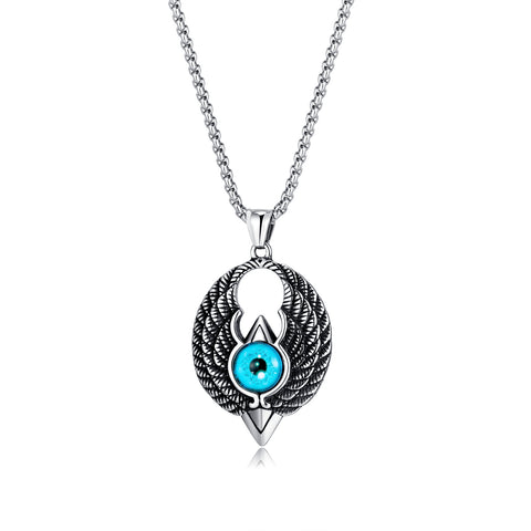 Men's Fashion Hip Hop Wing Eay Pendant Necklace-Mens Pendant Necklace-SunnyHouse Jewelry