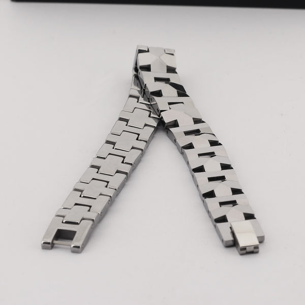 Men’s Titanium Stainless Steel Bracelet – Modern Cross-Link Design, Hypoallergenic and Durable for Everyday Wear-Men's Bracelet-SunnyHouse Jewelry