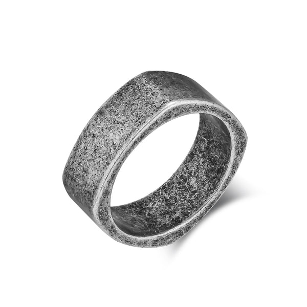 Men's Titanium Stainless Steel Ring - Minimalist Wide Band Design, Durable and Sleek-Men's Ring-SunnyHouse Jewelry