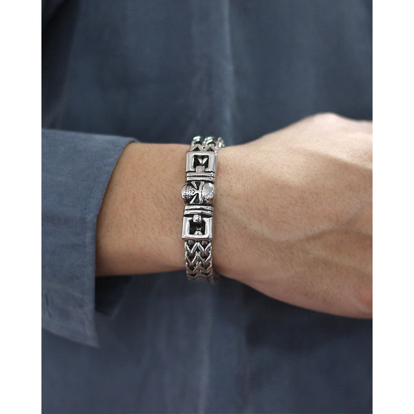 Men's Fashion Hiphop Skull Bracelet-Mens Bracelet-SunnyHouse Jewelry