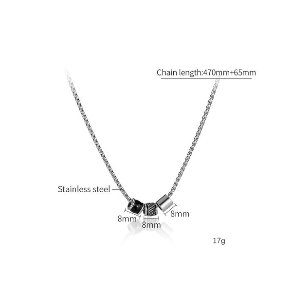 Elegant Women’s Titanium Stainless Steel Pendant Necklace – Stylish and Durable, Hypoallergenic Chain for Sensitive Skin, Minimalist Design for Daily Wear-Women's Necklace-SunnyHouse Jewelry