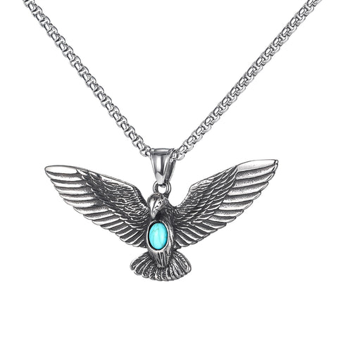 Men's Fashion Hip Hop Eagle Pendant Necklace-Mens Pendant Necklace-SunnyHouse Jewelry