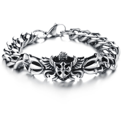 Men's Fashion Cross Bracelet-Mens Bracelet-SunnyHouse Jewelry