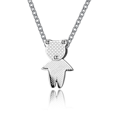 Men's Fashion Eternal Bear Pendant Necklace-Mens Pendant Necklace-SunnyHouse Jewelry