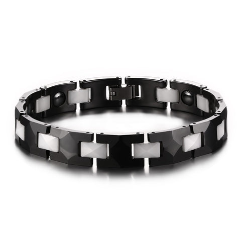 Women's Fashion Black and White Bracelet-Womens Bracelet-SunnyHouse Jewelry