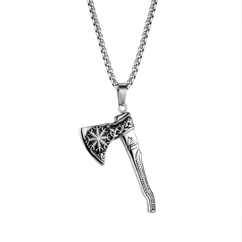 Men's Fashion Hip Hop AX Pendant Necklace-Mens Pendant Necklace-SunnyHouse Jewelry