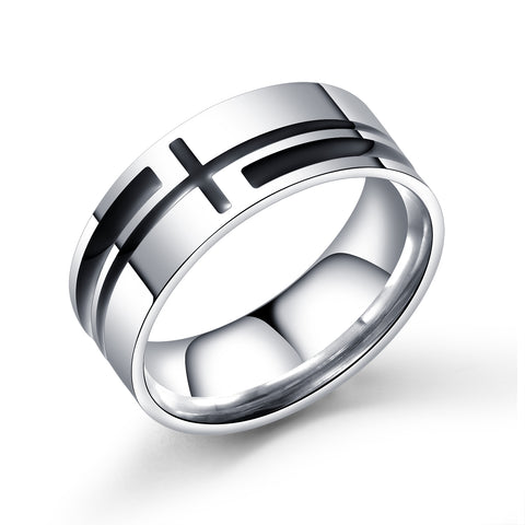 Men's Fashion Cross Ring-Mens Ring-SunnyHouse Jewelry