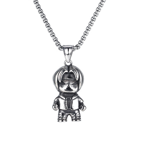 Men's Fashion Ninja Pendant Necklace-Mens Pendant Necklace-SunnyHouse Jewelry