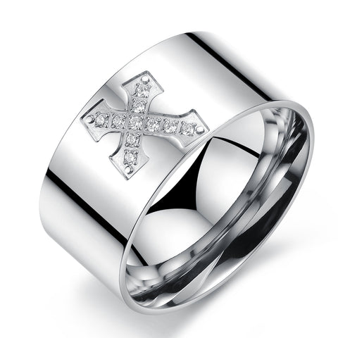 Men's Fashion Cross Ring-Mens Ring-SunnyHouse Jewelry