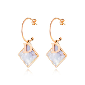 Women's Fashion Diamond Drop Earrings-Womens Earrings-SunnyHouse Jewelry