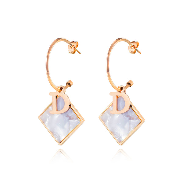 Women's Fashion Diamond Drop Earrings-Womens Earrings-SunnyHouse Jewelry