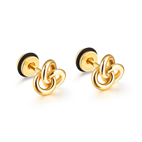 Women's Fashion Flower Stud Earrings-Womens Earrings-SunnyHouse Jewelry