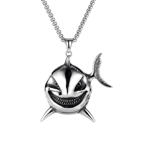 Men's Fashion Clownfish Pendant Necklace-Mens Pendant Necklace-SunnyHouse Jewelry