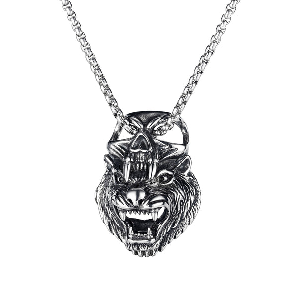 Men's Fashion Hip Hop Tiger Pendant Necklace-Mens Pendant Necklace-SunnyHouse Jewelry