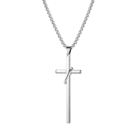 Men's Fashion Cross Pendant Necklace-Mens Pendant Necklace-SunnyHouse Jewelry