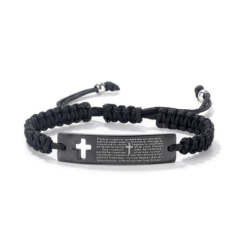 Men's Fashion Cross Bracelet-Mens Bracelet-SunnyHouse Jewelry