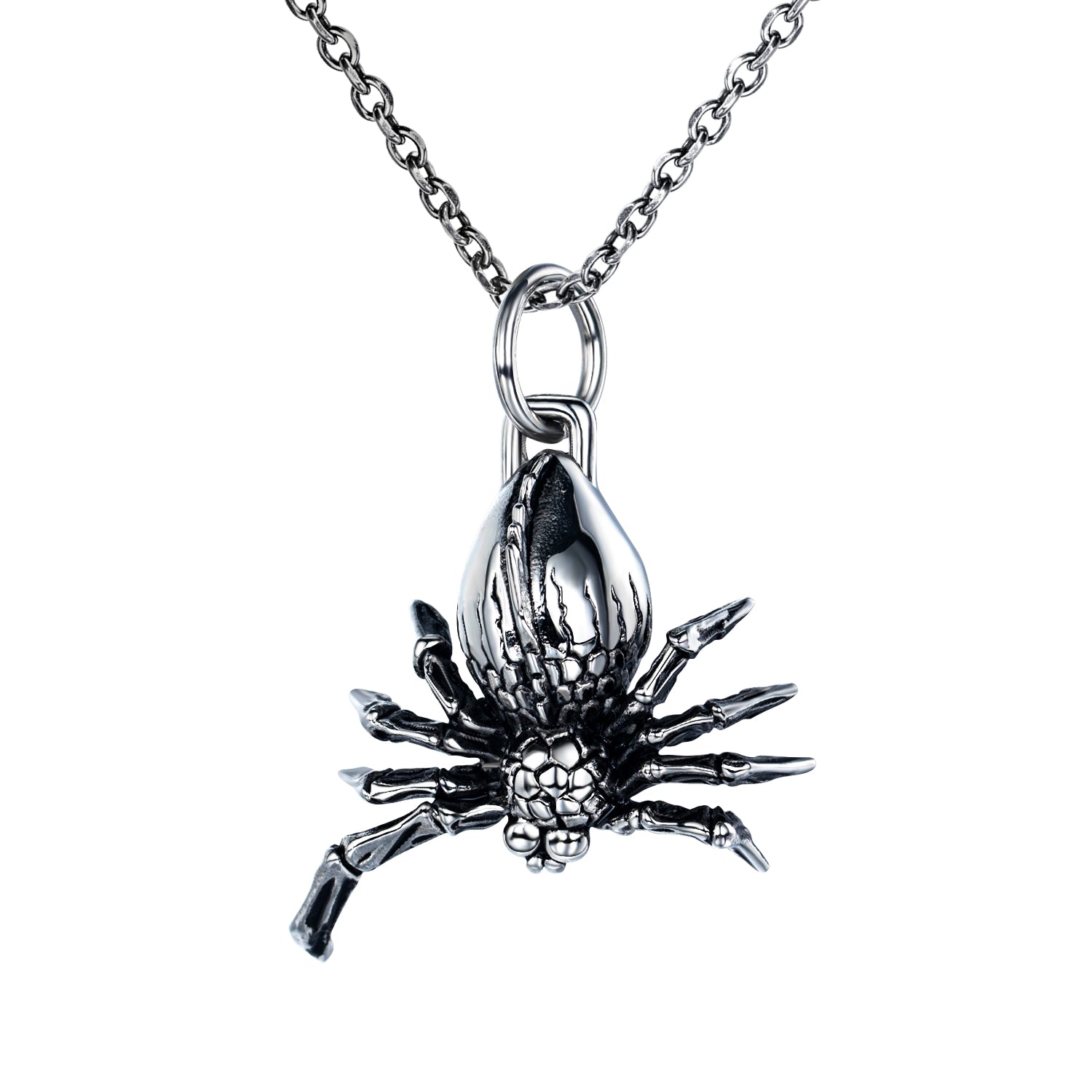 Men's Fashion Spider Pendant Necklace-Mens Pendant Necklace-SunnyHouse Jewelry