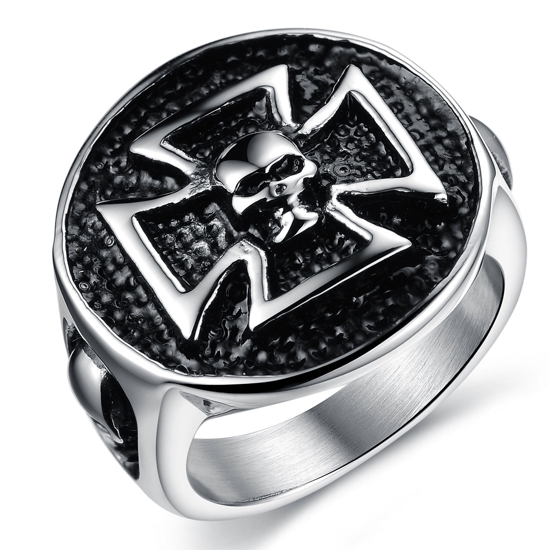 Men's Fashion Hip Hop Cross Ring-Mens Ring-SunnyHouse Jewelry