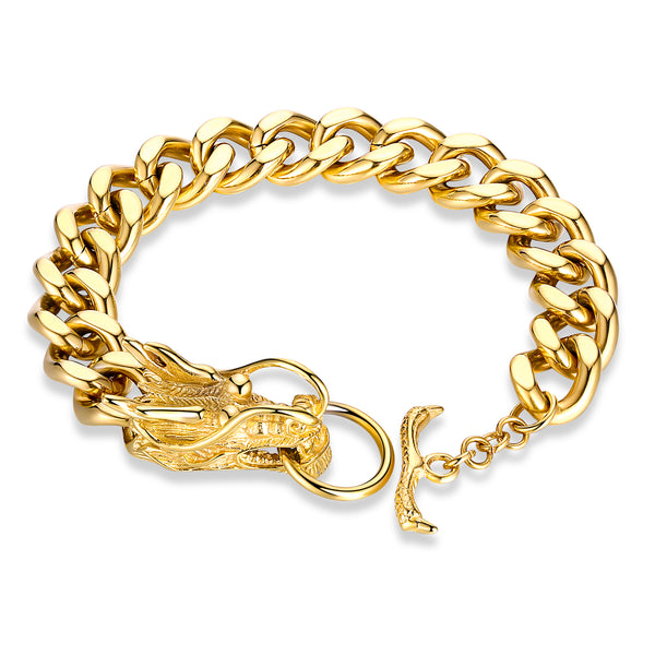 Men's Fashion Dragon Bracelet-Mens Bracelet-SunnyHouse Jewelry