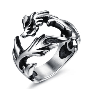 Men's Fashion Dragon Hip Hop Ring-Mens Ring-SunnyHouse Jewelry