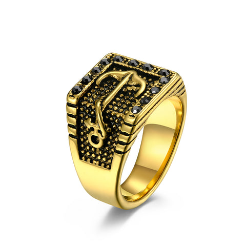 Men's Fashion Lucky Anchor Ring-Mens Ring-SunnyHouse Jewelry