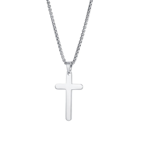 Men's Fashion Cross Pendant Necklace-Mens Pendant Necklace-SunnyHouse Jewelry