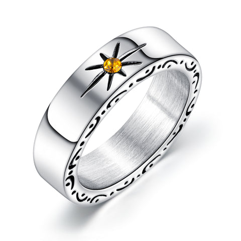 Men's Fashion Star Ring-Mens Ring-SunnyHouse Jewelry