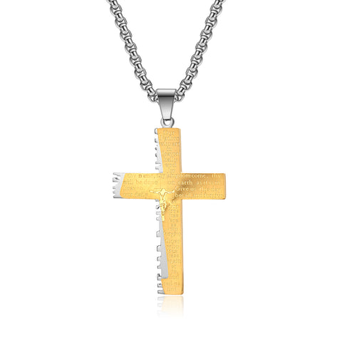 Men's Fashion Special Cross Pendant Necklace-Mens Pendant Necklace-SunnyHouse Jewelry