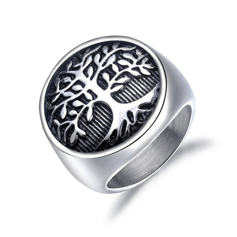 Men's Fashion Life Tree Ring-Mens Ring-SunnyHouse Jewelry