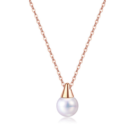 Women's Fashion Pearl Pendant Necklace-Womens Pendant Necklace-SunnyHouse Jewelry