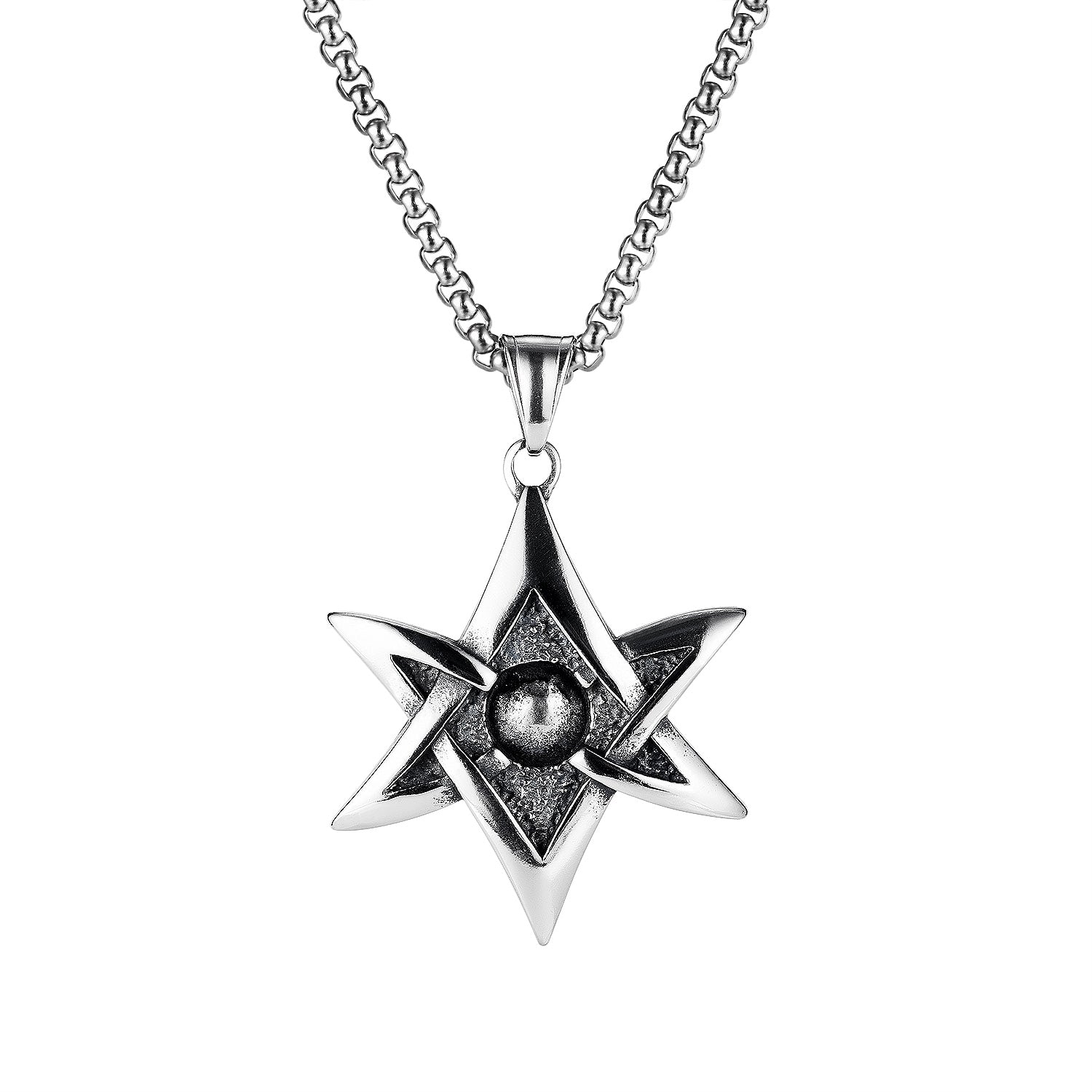 Men's Fashion Power Star Pendant Necklace-Mens Pendant Necklace-SunnyHouse Jewelry