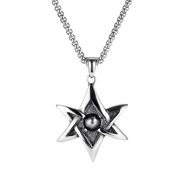 Men's Fashion Power Star Pendant Necklace-Mens Pendant Necklace-SunnyHouse Jewelry