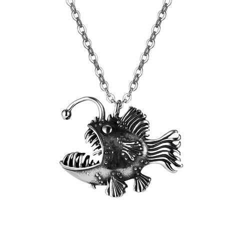 Men's Fashion Hip Hop Piranha Pendant Necklace-Mens Pendant Necklace-SunnyHouse Jewelry