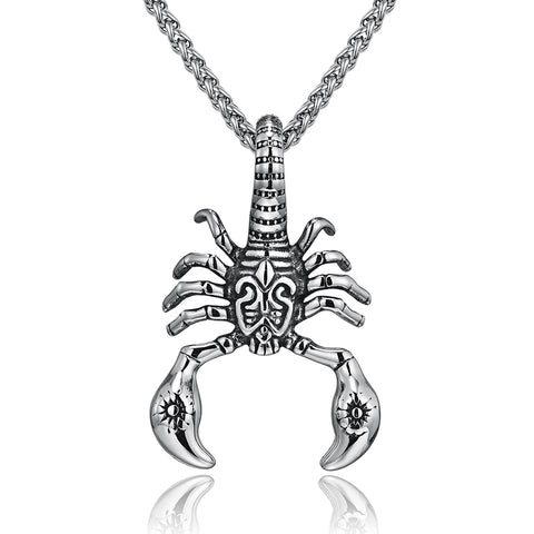 Men's Fashion Scorpion Pendant Necklace-Mens Pendant Necklace-SunnyHouse Jewelry