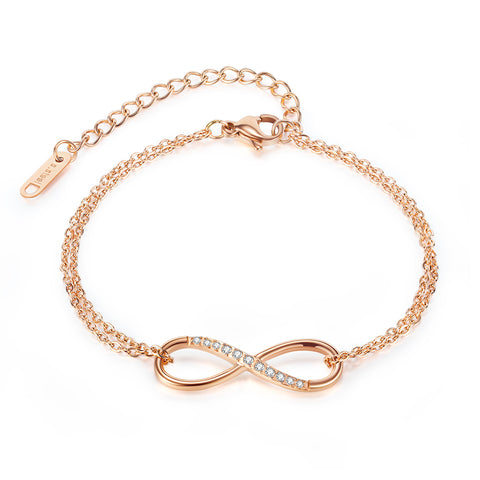 Women's Fashion Blinking Infinity Bracelet-Womens Bracelet-SunnyHouse Jewelry