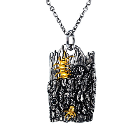 Men's Fashion Centipede Pendant Necklace-Mens Pendant Necklace-SunnyHouse Jewelry