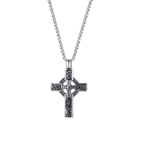 Men's Fashion Hip Hop Cross Pendant Necklace-Mens Pendant Necklace-SunnyHouse Jewelry