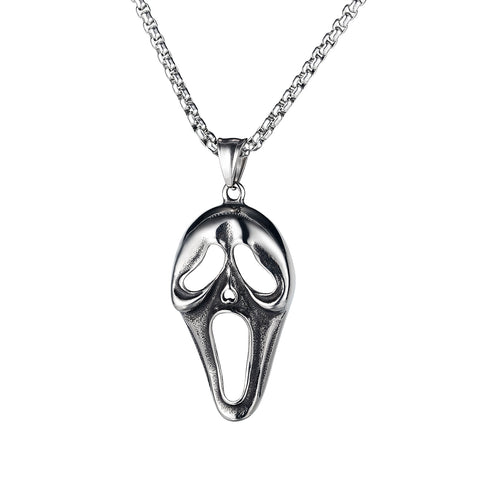 Men's Fashion Picasso Face Pendant Necklace-Mens Pendant Necklace-SunnyHouse Jewelry