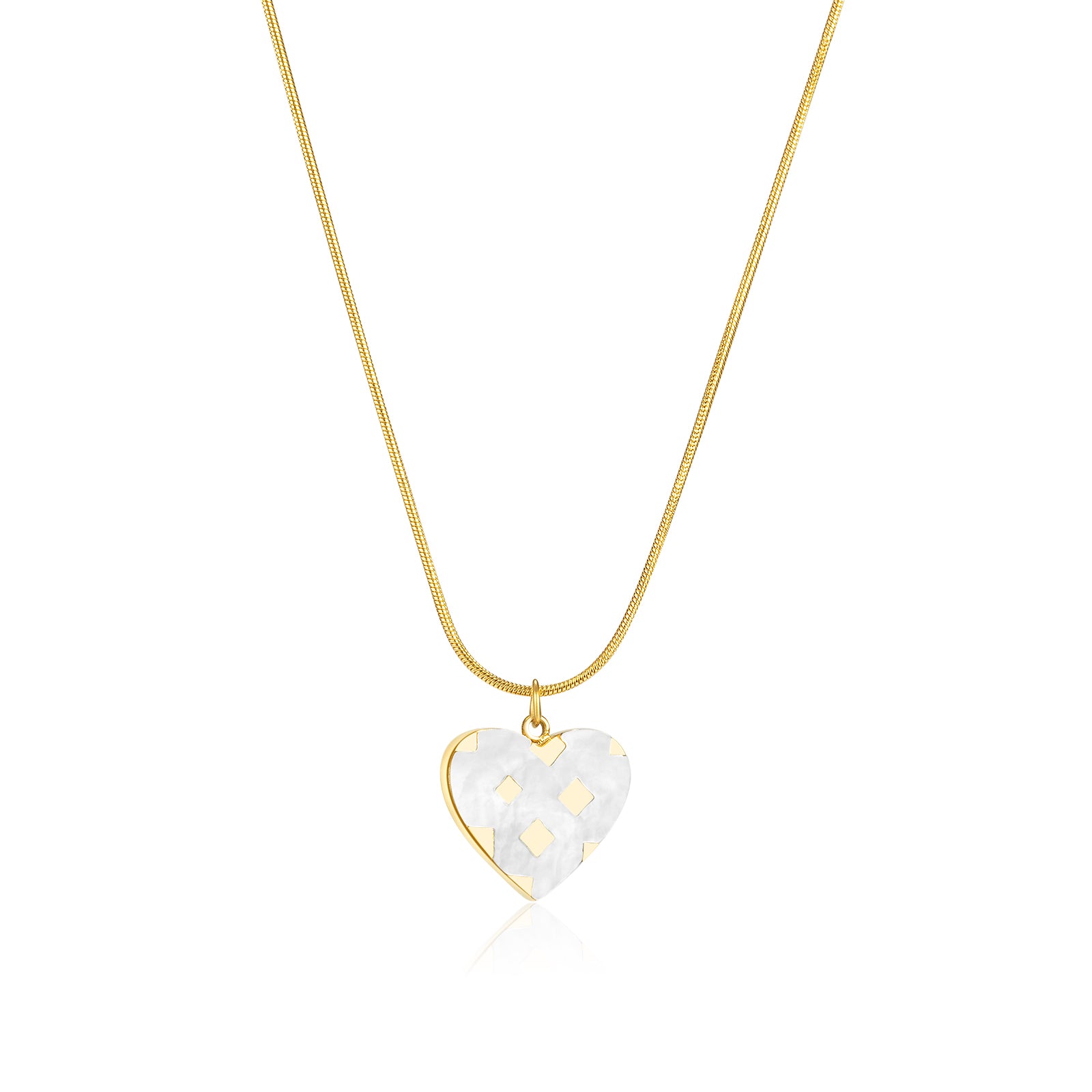 Women's Fashion Blinking Heart Pendant Necklace-Womens Pendant Necklace-SunnyHouse Jewelry