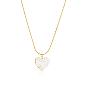 Women's Fashion Blinking Heart Pendant Necklace-Womens Pendant Necklace-SunnyHouse Jewelry