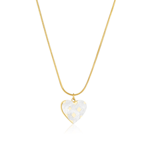 Women's Fashion Blinking Heart Pendant Necklace-Womens Pendant Necklace-SunnyHouse Jewelry