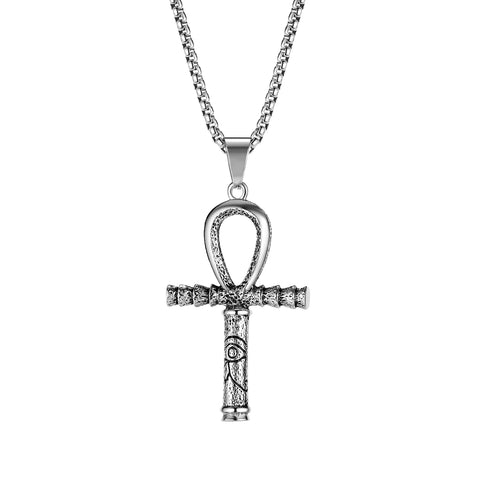 Men's Fashion Hip Hop Cross Pendant Necklace-Mens Pendant Necklace-SunnyHouse Jewelry