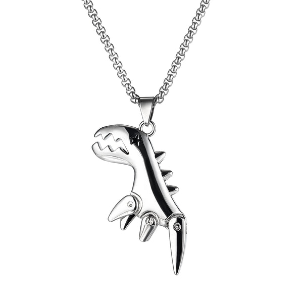 Men's Fashion Hip Hop Dinosaur Pendant Necklace-Mens Pendant Necklace-SunnyHouse Jewelry