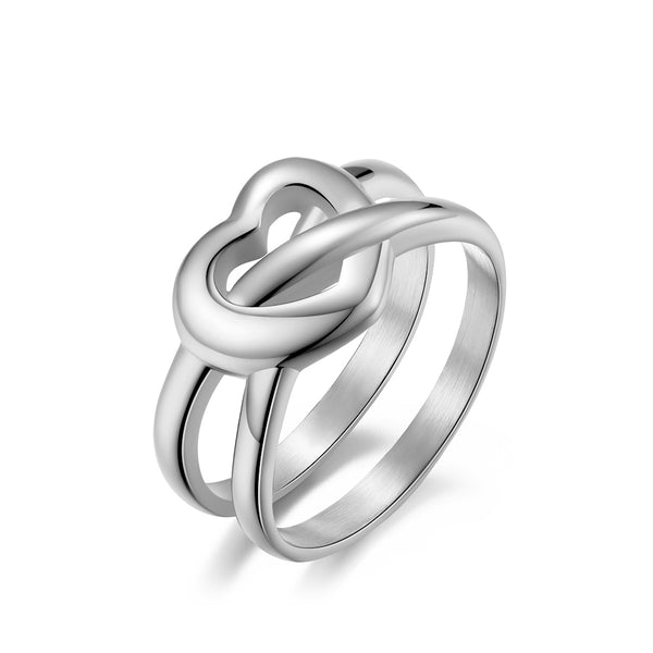 Women's Fashion Strong Heart Ring-Womens Ring-SunnyHouse Jewelry