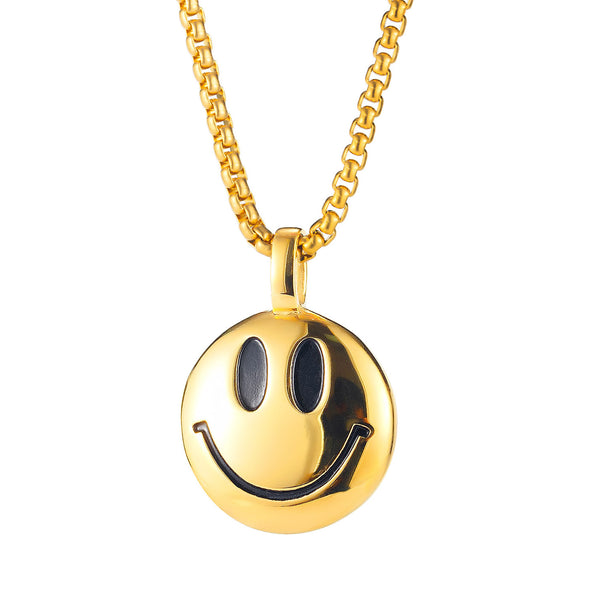 Men's Fashion Smile Hip Hop Pendant Necklace-Mens Pendant Necklace-SunnyHouse Jewelry