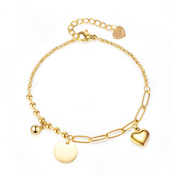 Women's Fashion Blinking Heart Bracelet-Womens Bracelet-SunnyHouse Jewelry