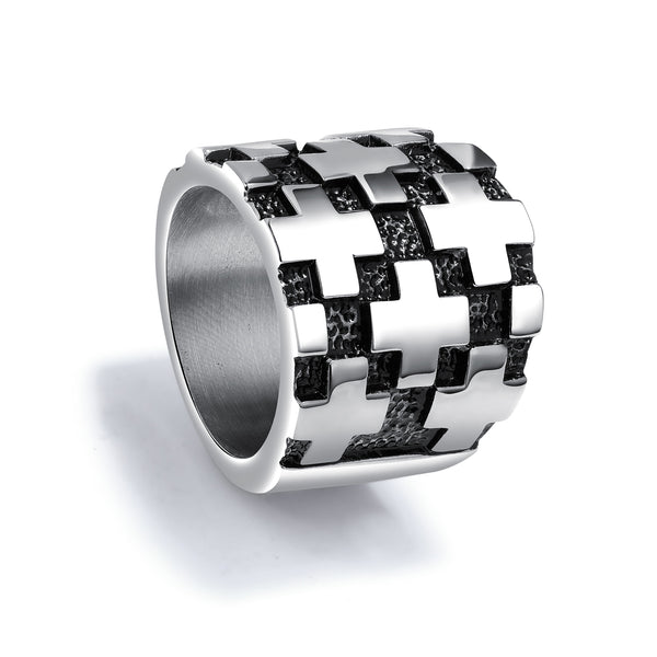 Men's Fashion Cross Ring-Mens Ring-SunnyHouse Jewelry