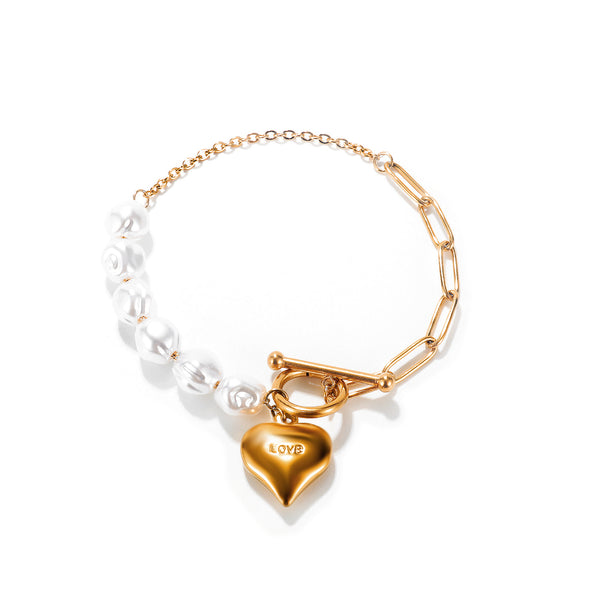 Women's Fashion Love Heart Bracelet-Womens Bracelet-SunnyHouse Jewelry