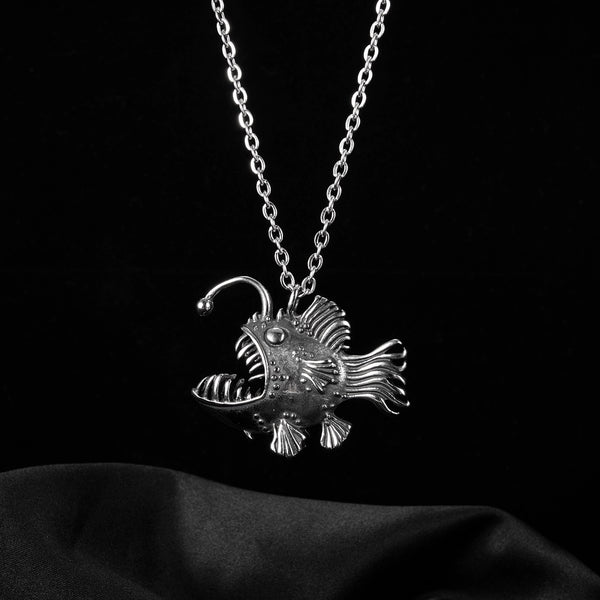 Men's Fashion Hip Hop Piranha Pendant Necklace-Mens Pendant Necklace-SunnyHouse Jewelry